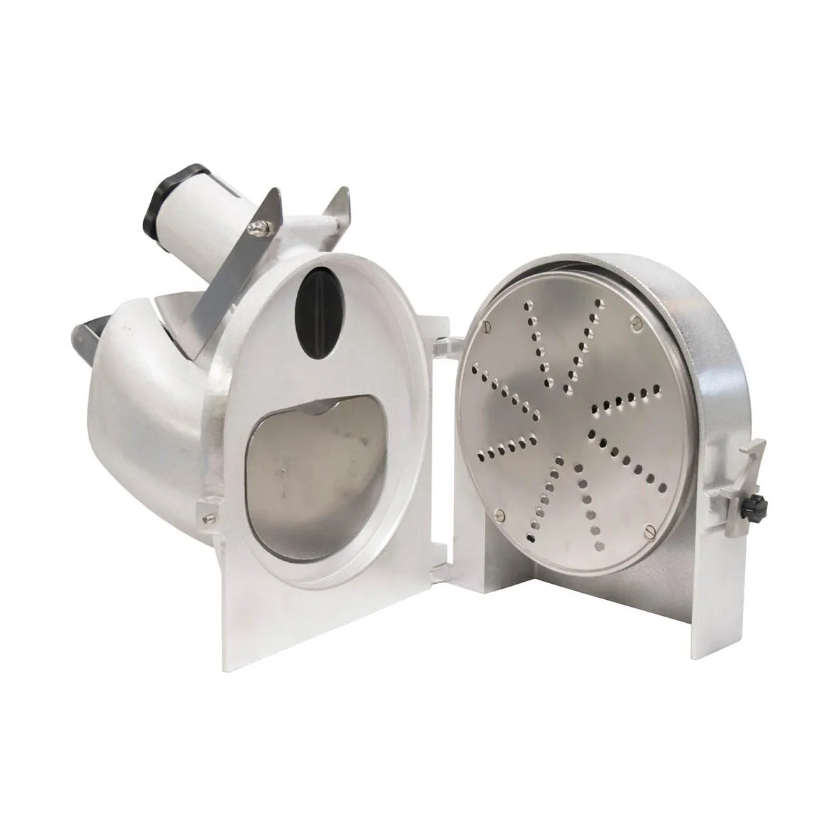 American Eagle AE-VS12NH-M-SK Vegetable Processor Attachment, Aluminum Hopper, Adjustable Slicing Disc, #12 Hub