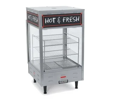 Nemco 6454-2 18" Countertop Heated Merchandiser, 3 Shelves