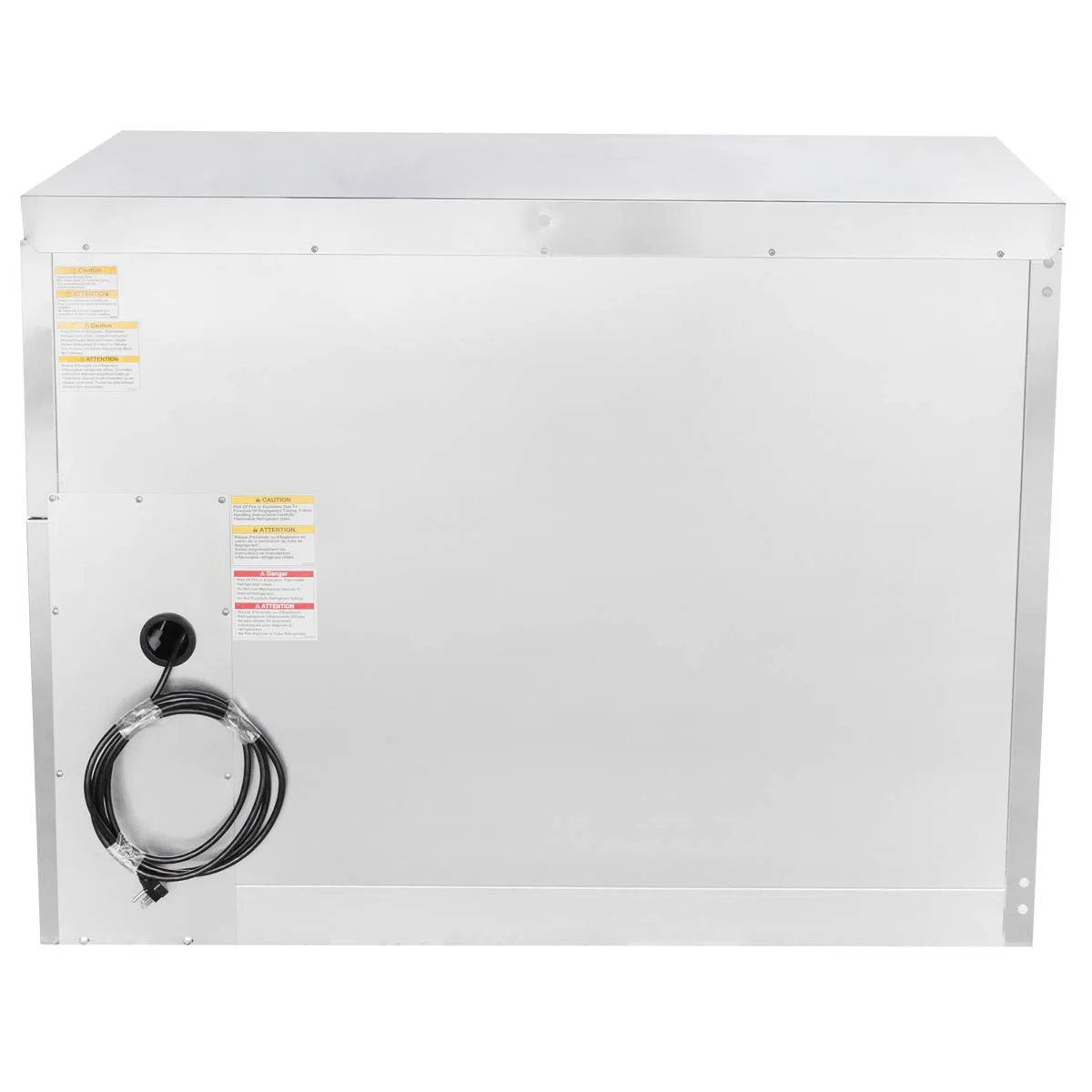 Beverage Air BB48HC-1-GS-S 48" 2 Section Black Back Bar Cooler with Glass Door