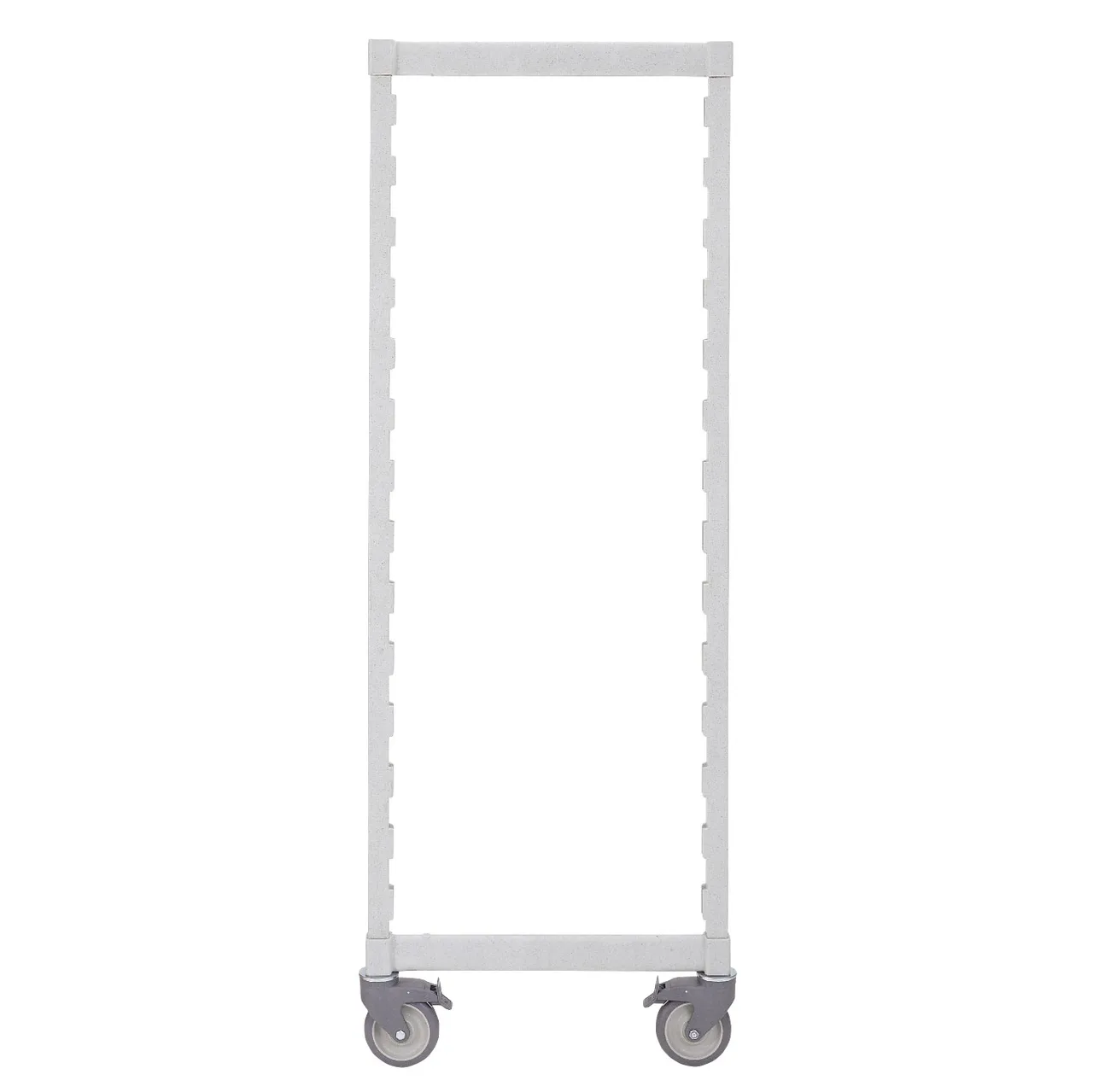Cambro CPMPK1867480 Camshelving Premium Series 18W Mobile Post Kit, 67.25H, Speckled Gray, NSF
