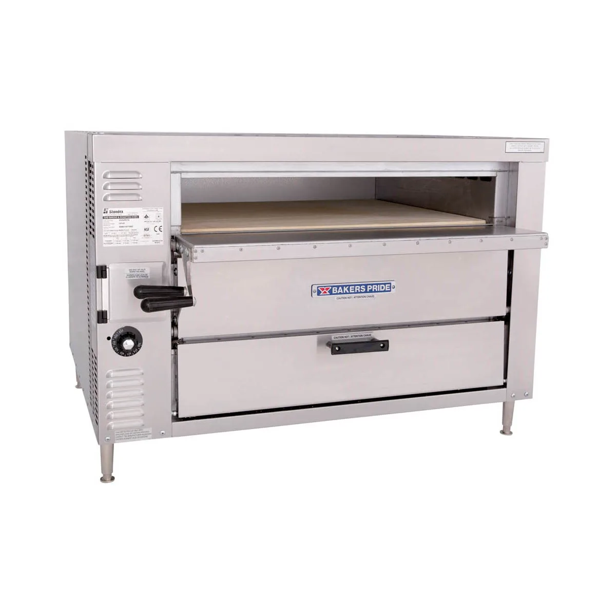 Bakers Pride GP61 41" Double Deck Gas Countertop Pizza Oven w/ 45,000 BTU, Stackable