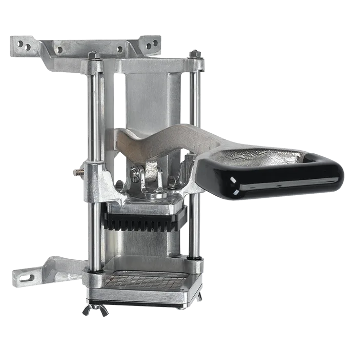 Global Solutions by Nemco GS4450-A Wall-Mount French Fry Cutter, 1/4" Cut, Aluminum Body, Handle, Square Blade