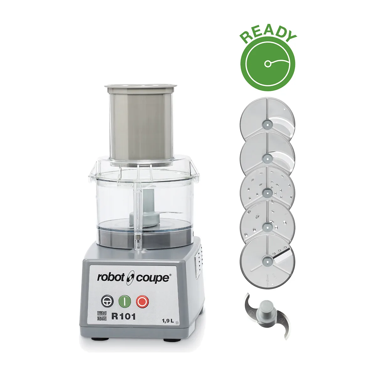 Robot Coupe R101PPLUS Combination Food Processor, Cutter - Slicer, 3/4 HP