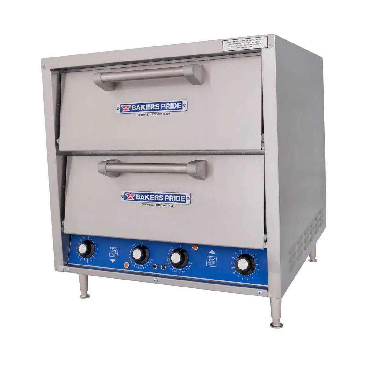 Bakers Pride DP-2 26" Electric Countertop Pizza Bake Oven w/ 2 Decks, Thermostatic Controls
