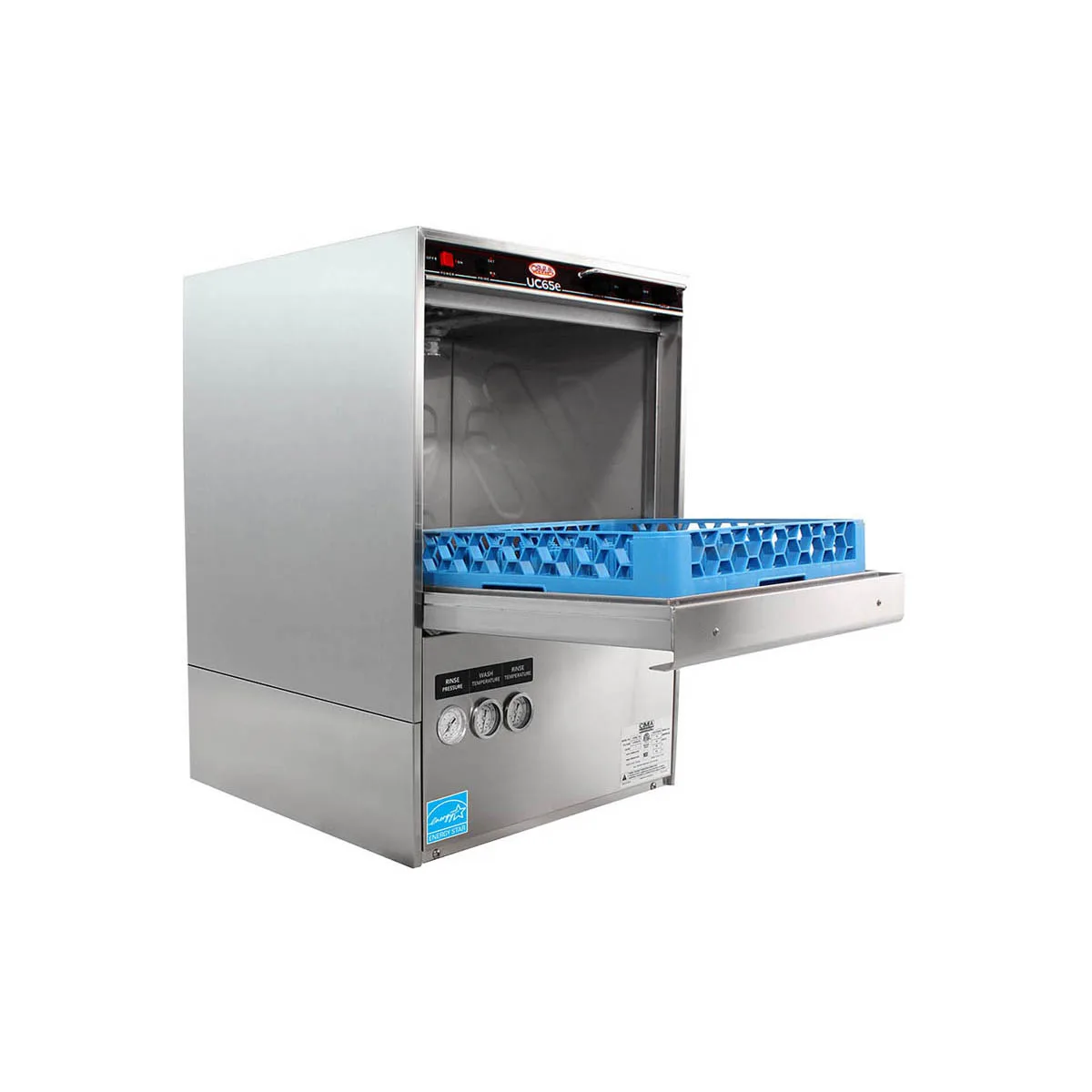 CMA Dishmachines UC65E 24" Undercounter Dishwasher,30 Racks/Hr-20 Gal/Hr-High Temp w/Booster