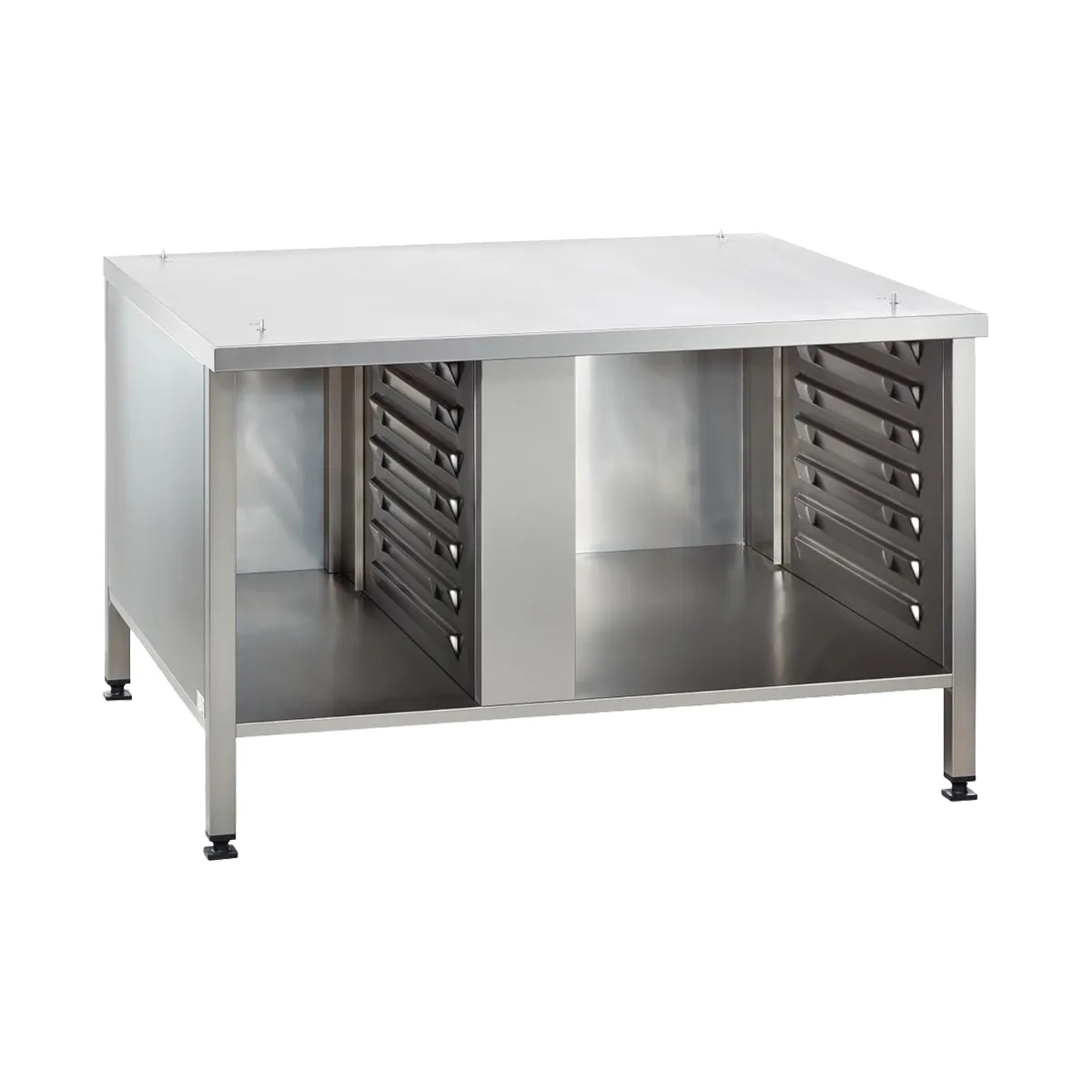 RATIONAL 60.30.340 Us Iii Mobile Oven Stand, 14 Supporting Rails, Side Panels