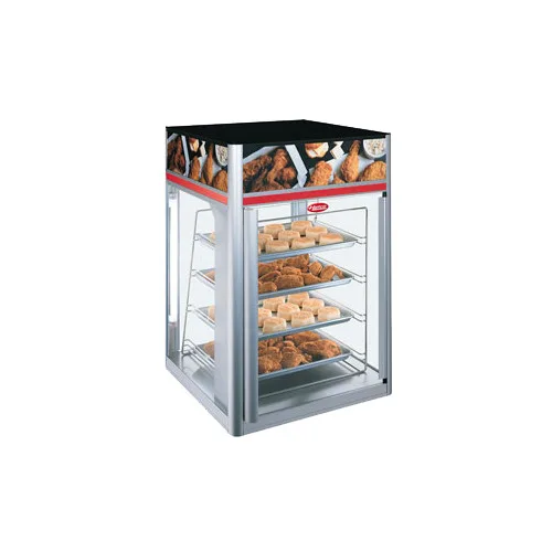 Hatco FSDT-2X 22" Full Service Countertop Flav-R-Savor® Holding & Display Cabinet, 4 Shelves