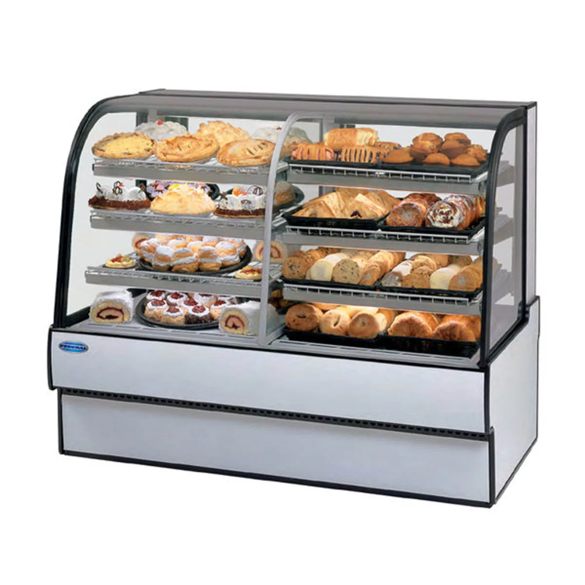 Federal Industries CGR5048DZ 50" Vertical Dual Zone Dry / Refrigerated Bakery Case