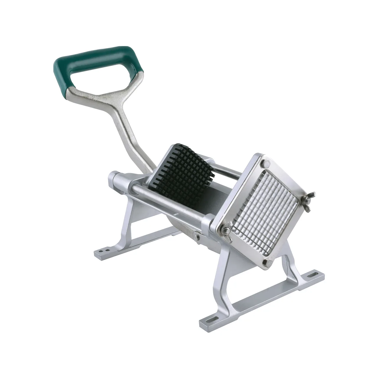 CAC China FPFC-250W - 1/4" Square French Fry Cutter, Cast Iron, Stainless Blade, Erg Handle, Set