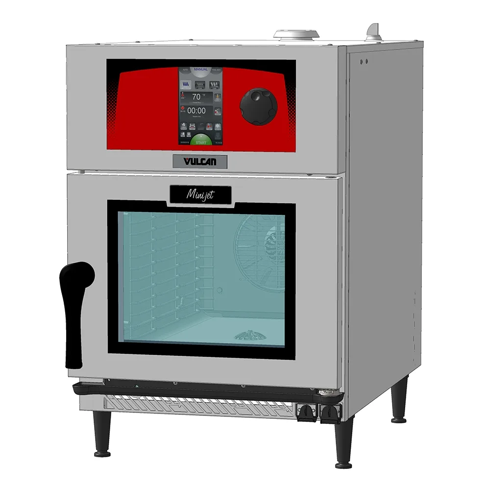 Vulcan MINI-JETR Mini Electric Boilerless Combi Oven, 6 Pan, Touch & Knob Controls, 208V