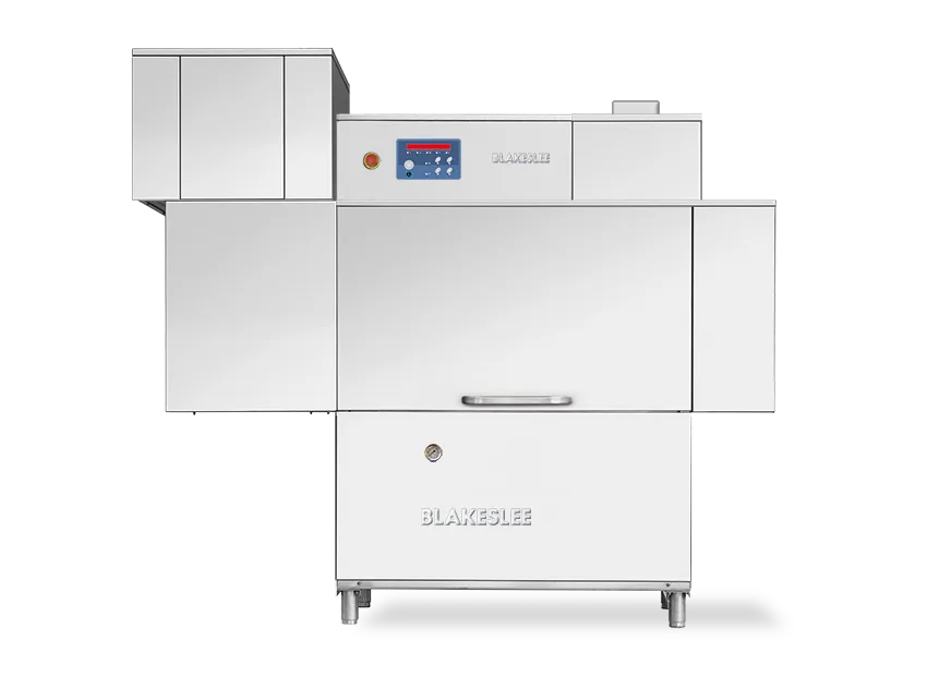 Blakeslee RC-64-3 HR+DR99 Conveyor Dishwasher with Booster & 14 kW Heater, 340 rph / 22.45‑gal Tank