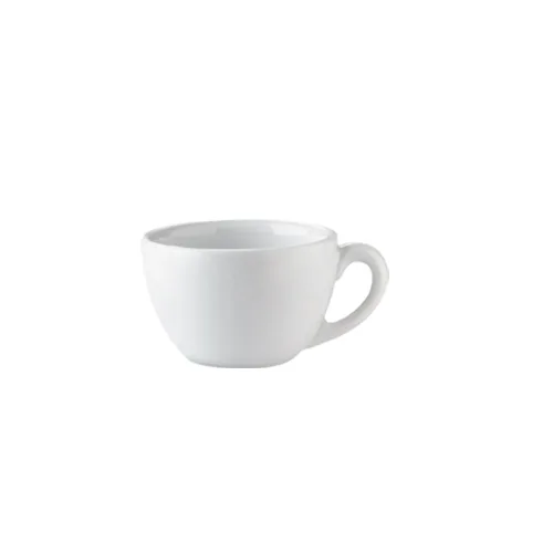 CAC China RCN-302 Clinton Demitasse Cup, 2 oz (2‑1/2" Dia x 1‑1/2" H), Porcelain, Safe - 1 Dozen