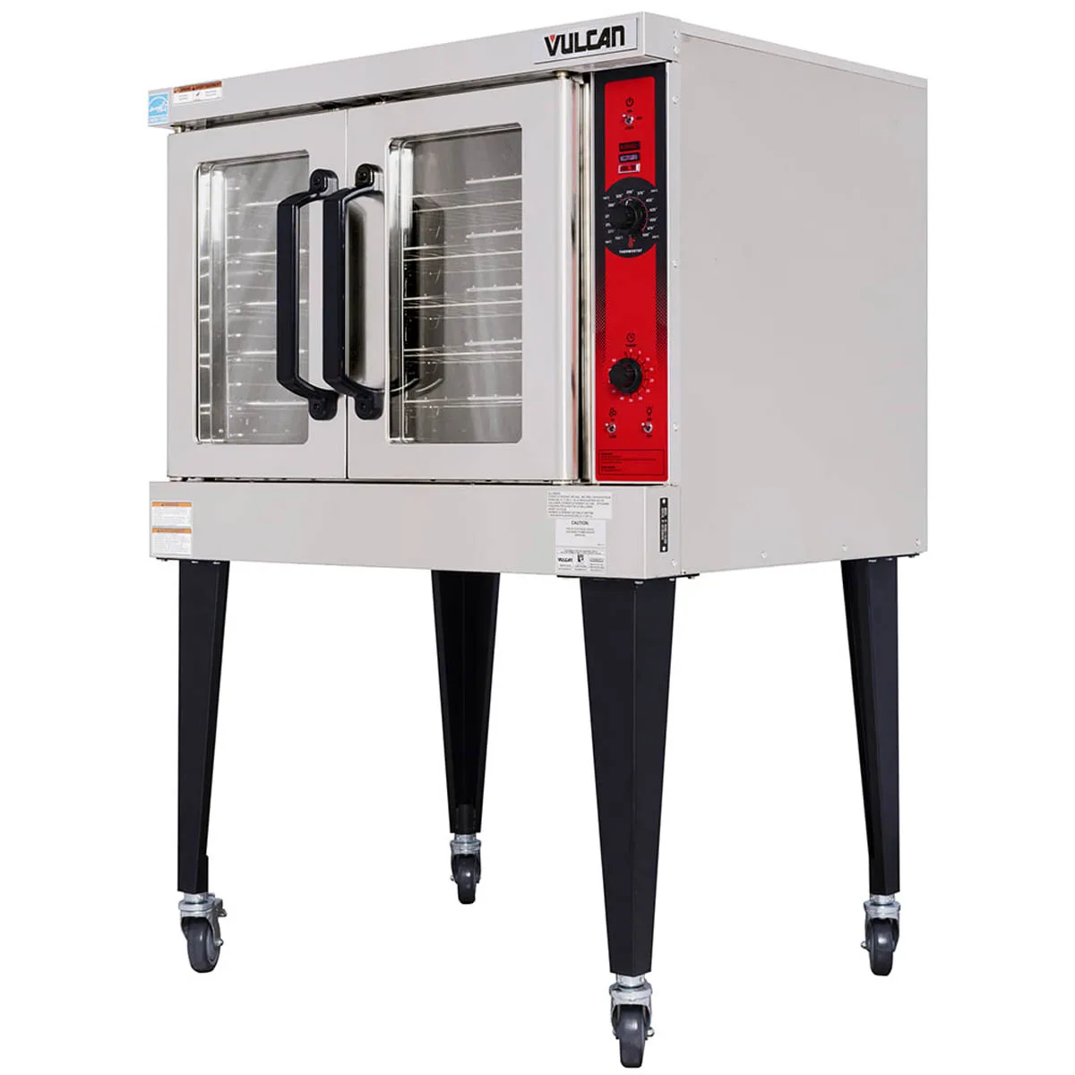 Vulcan VC4GC Single-Deck Full-Size Gas Convection Oven w/ Solid State Controls, 50.000 BTU