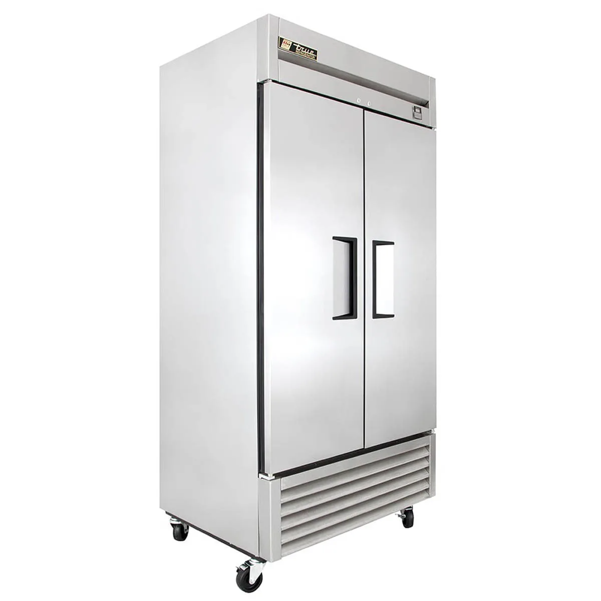 True TS-35-HC 40" 2-Section Reach-In Refrigerator w/ 2 Solid Doors, Bottom Mount, Stainless Steel