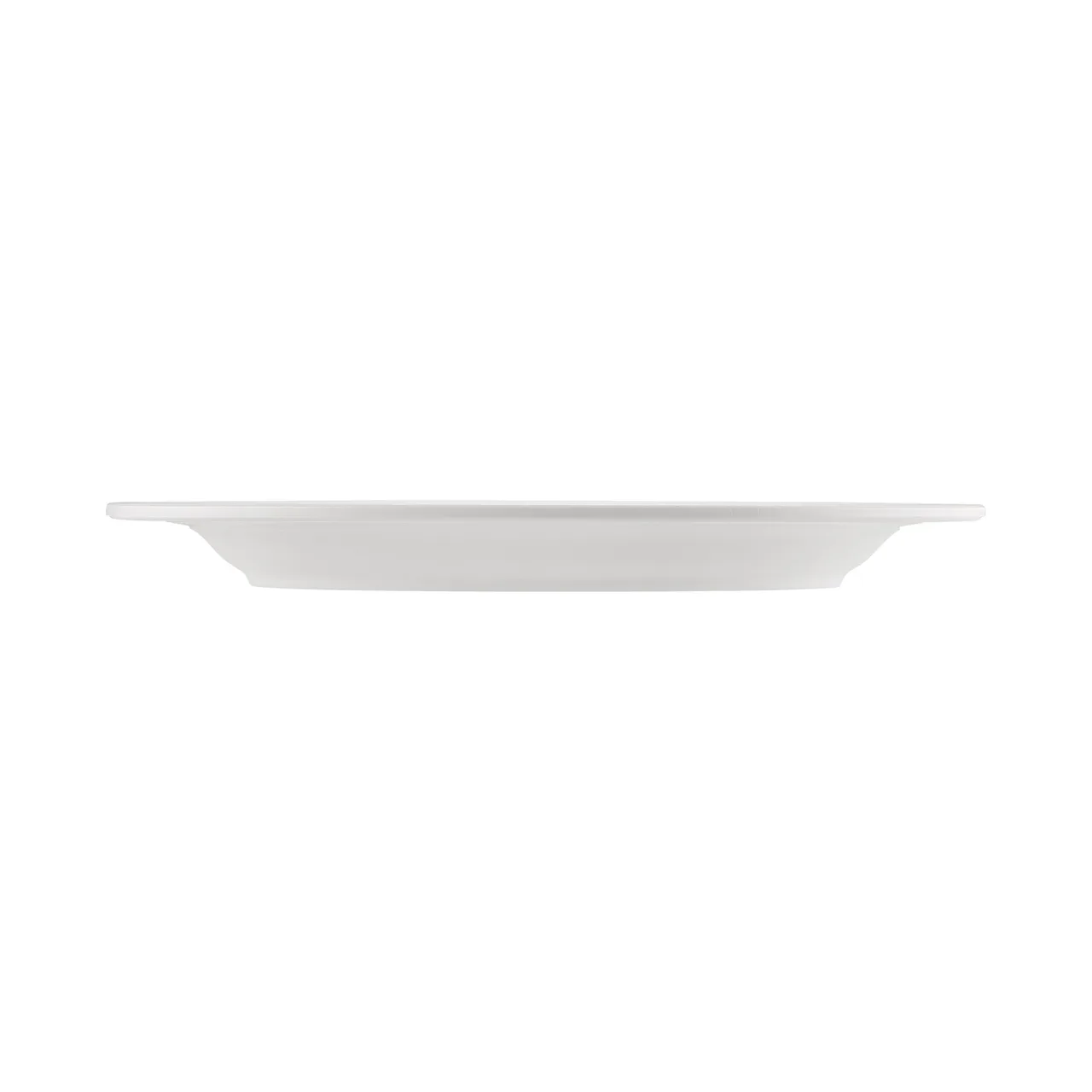 CAC China MLRN-12 Maxwell Oval Platter, 10" x 7-3/8" White Melamine, Dishwasher Safe - 1 Dozen
