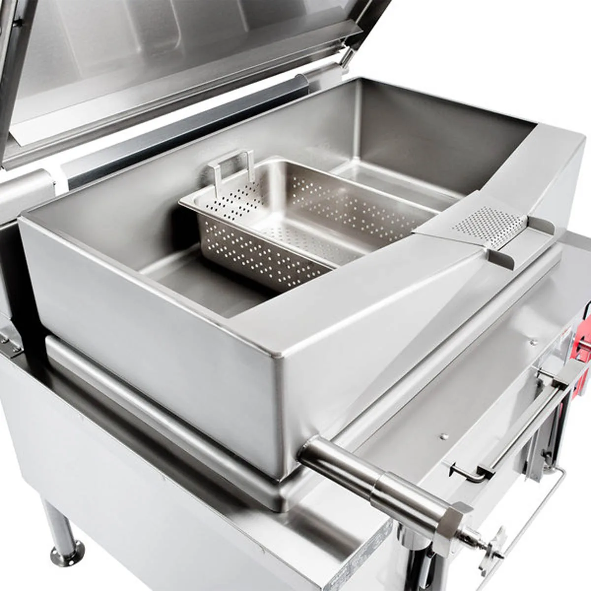 Vulcan VG30 30 Gallon Gas Manual Tilt Braising Pan/Tilt Skillet, Open Frame Base, 90.000 BTU