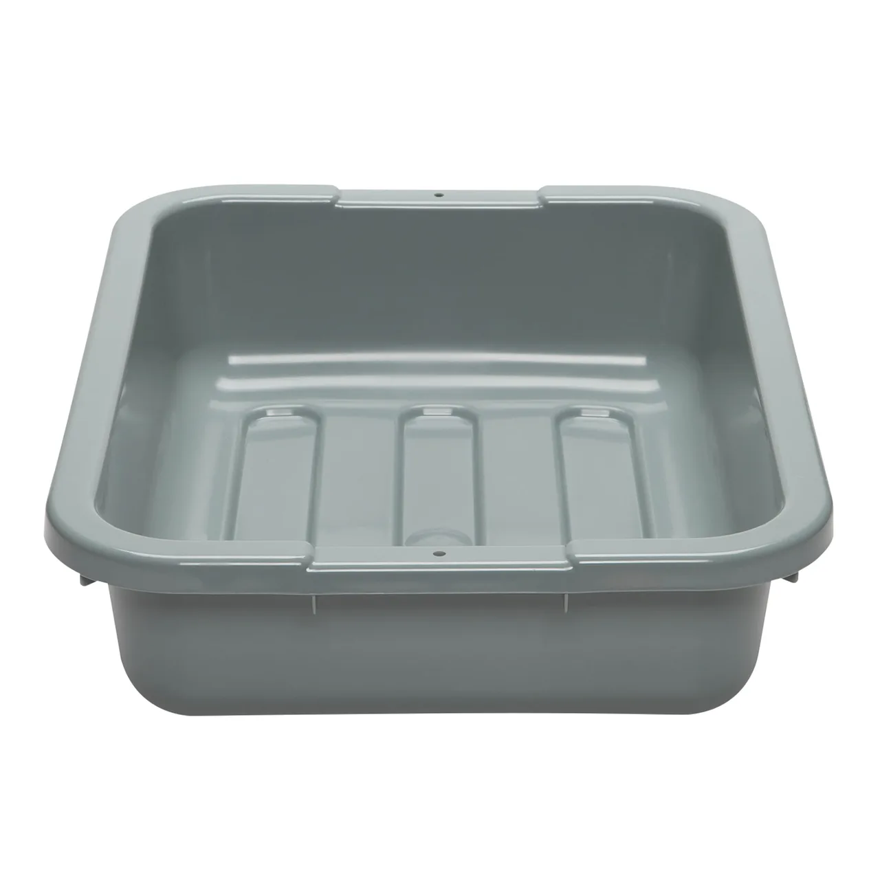 Cambro 1520CBP180 Cambox® 1-Compartment Bus Box, 15-5/16"L x 19-15/16"W x 4-15/16"H, Light Gray Hi-Gloss Plastic