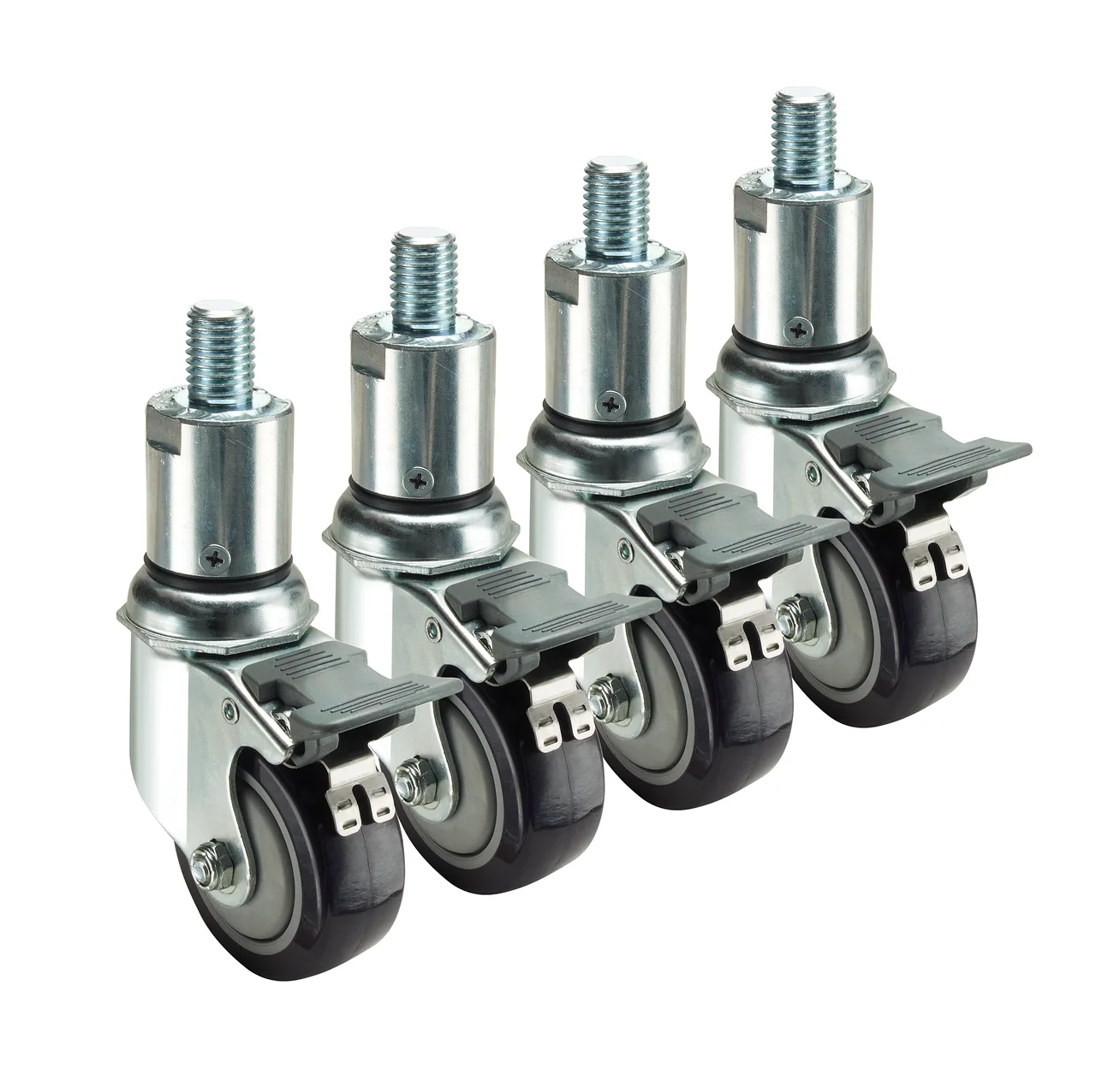 Krowne 28-158S Krowne Adjustable Height 3/4"-10 Threaded Stem Caster
