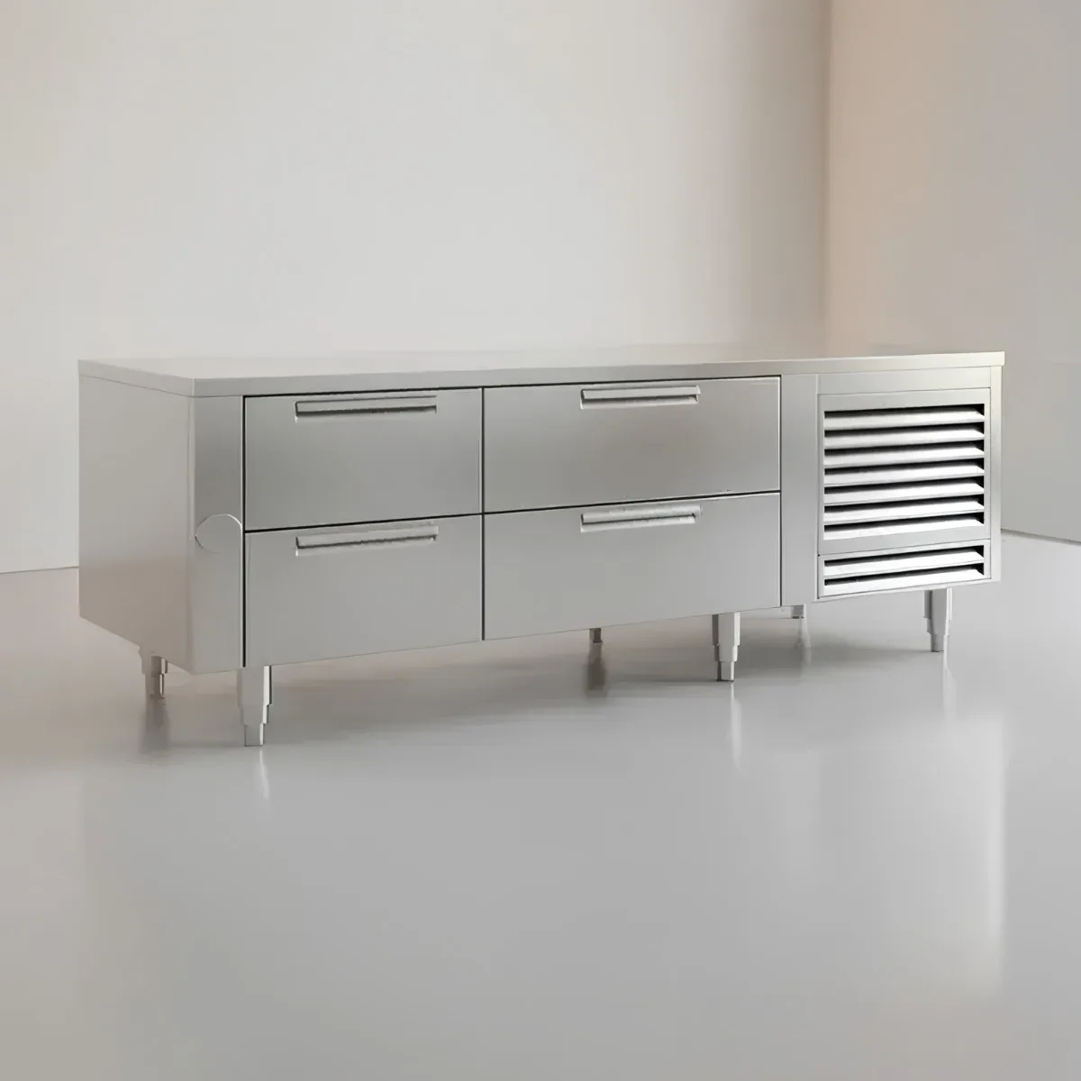 Garland US Range UN17C84 84" 4 Drawers Polar Cuisine Refrigerated Chef Base