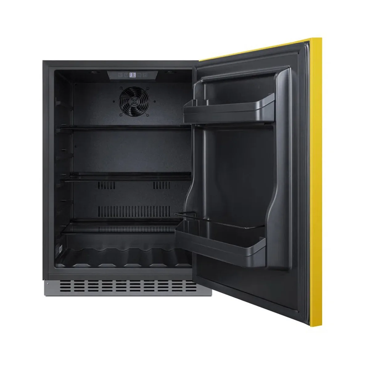 Summit AL54Y 23" Built-in or Freestanding Undercounter Freezer w/ Saffron Gold Door, 4.8 cu. ft., Glass Shelves