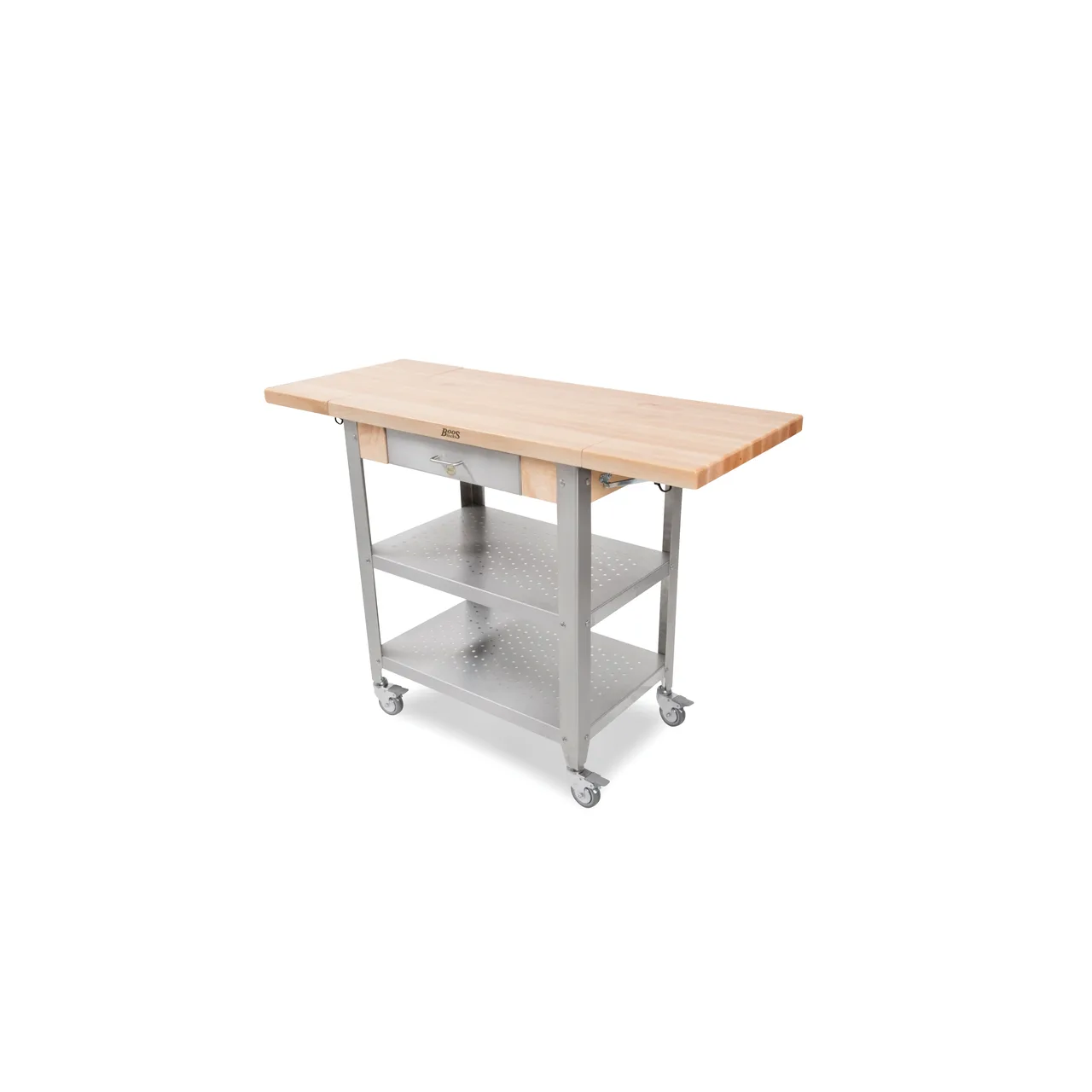 John Boos CUCE50 Cucina Elegante Cart, 50"W X 20"D X 35"H Overall Size