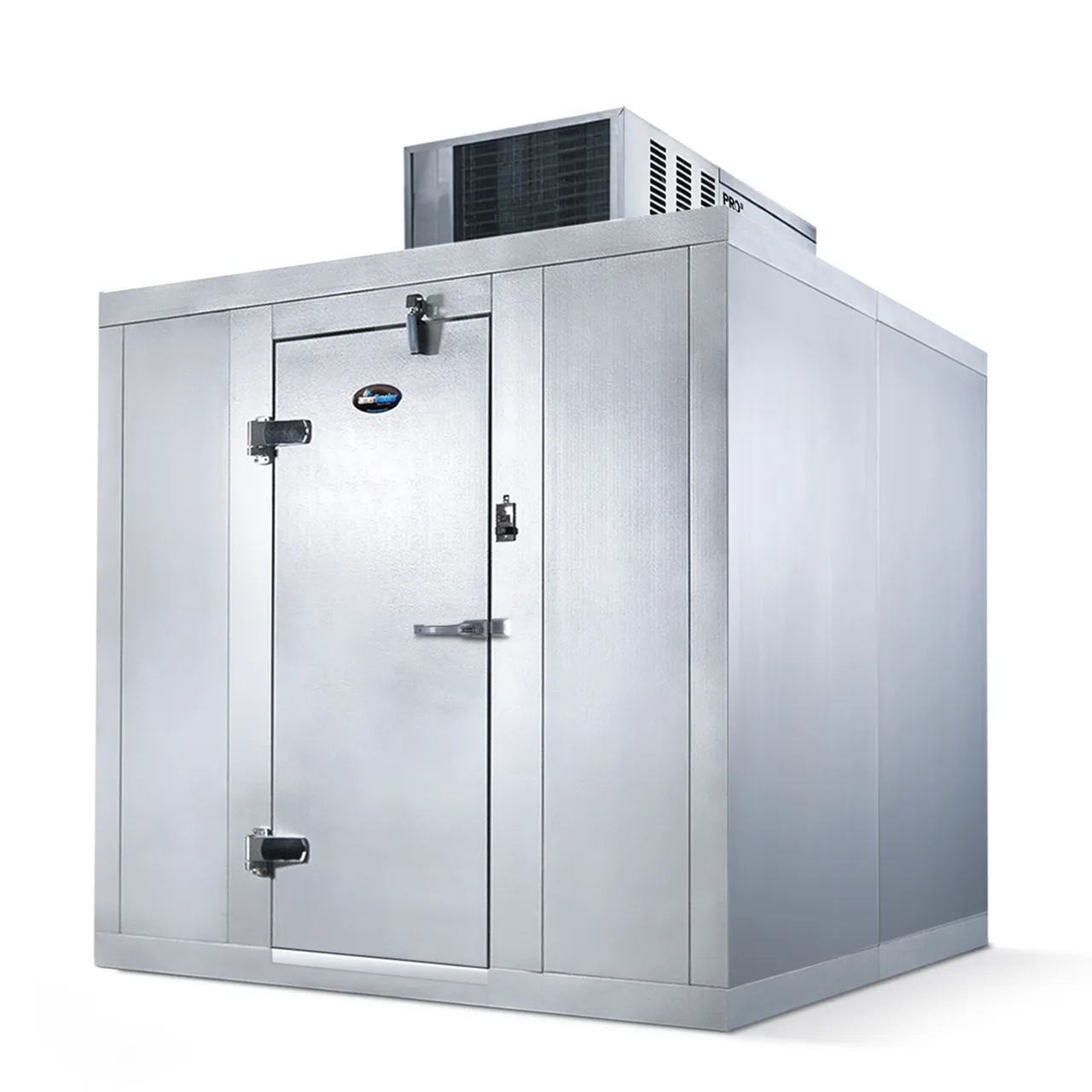 AmeriKooler QC060677**FBSC 6' X 6' Quick Ship Indoor Walk-In Cooler with Floor, Self-Contained