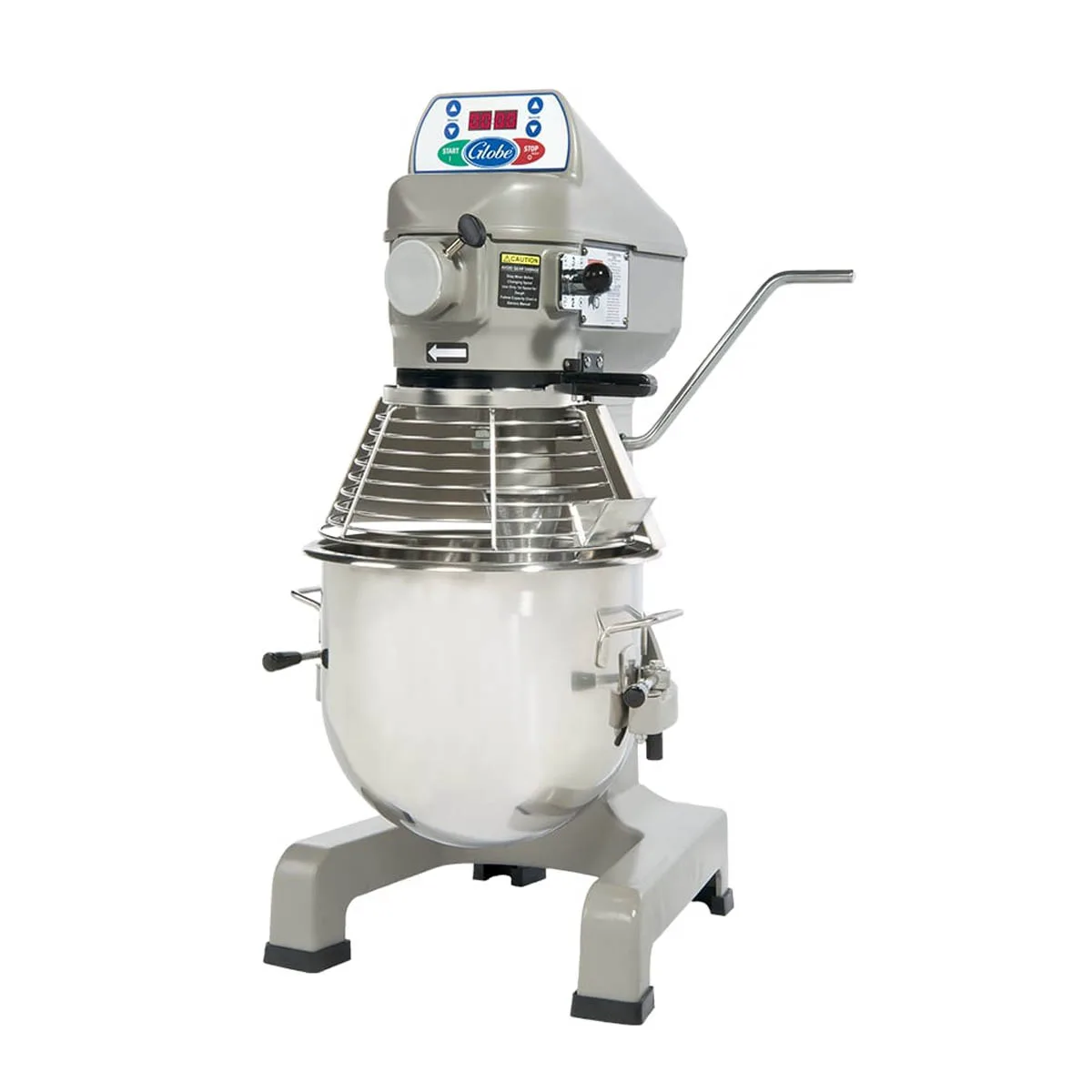 Globe SP25 25 qt Planetary Countertop Mixer with Timer, 3/4 HP, 3-Speed, #12 Hub