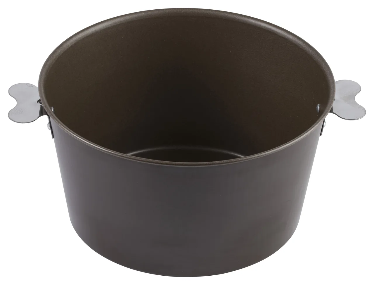 Louis Tellier 212620 Charlotte Mould, 7" Dia x 4" H, Chocolate Brown Coated Non‑Stick Baking Mold