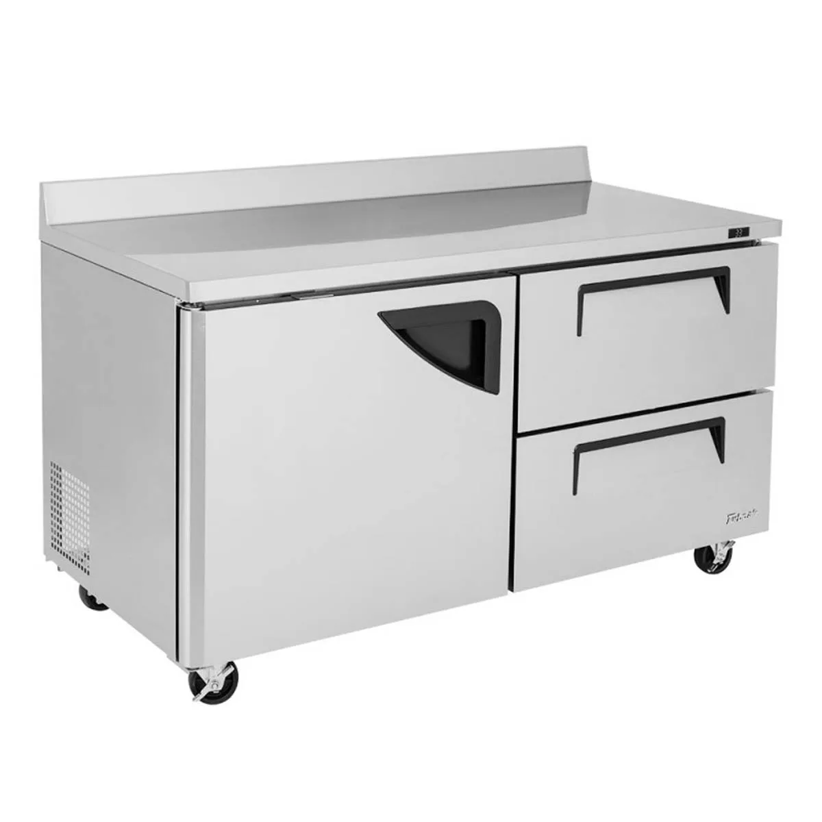 Turbo Air TWR-60SD-D2-N 60" 2-Section Worktop Refrigerator w/ 1 Door & 2 Drawers, 16 cu. ft.