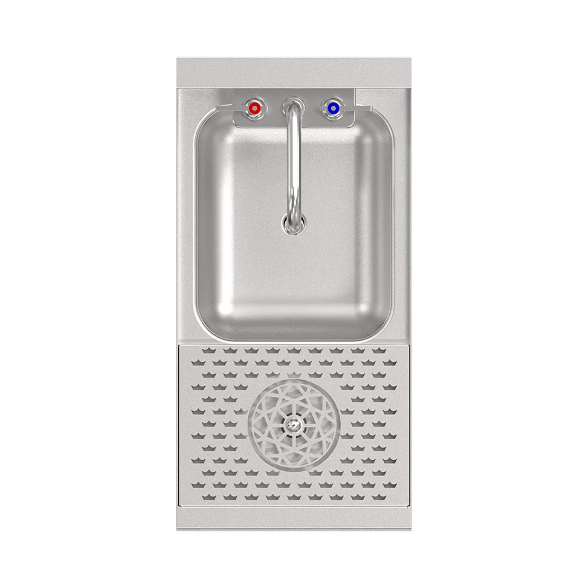 Krowne KR24-MS12 12" Underbar Sink Units, 1 Compartment without Drainboard