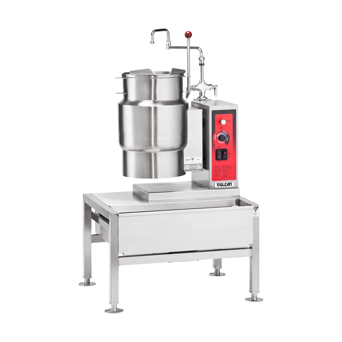 Vulcan K6ETT 6 Gallon Countertop Tilting 2/3 Steam Jacketed Electric Kettle