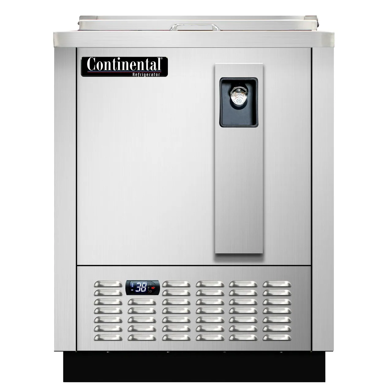 Continental Refrigerator BC24NSS 24" Stainless Steel Horizontal Bottle Cooler