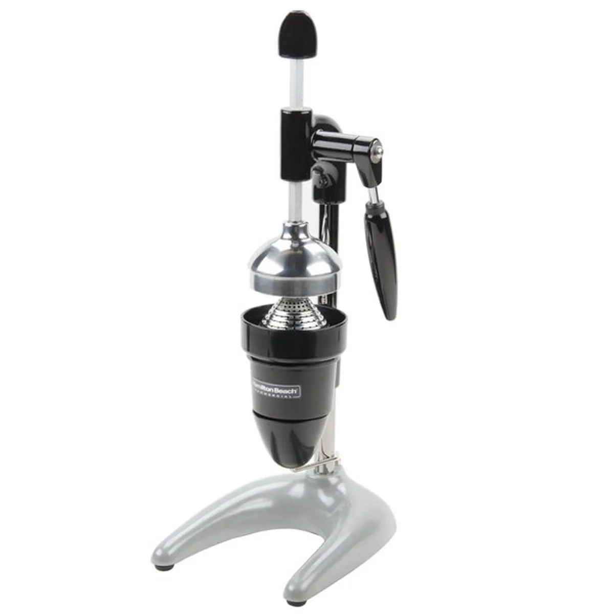 Hamilton Beach 932 Lever / Crank Type Manual Citrus Juicer w/ Swing-Out Drip Cup