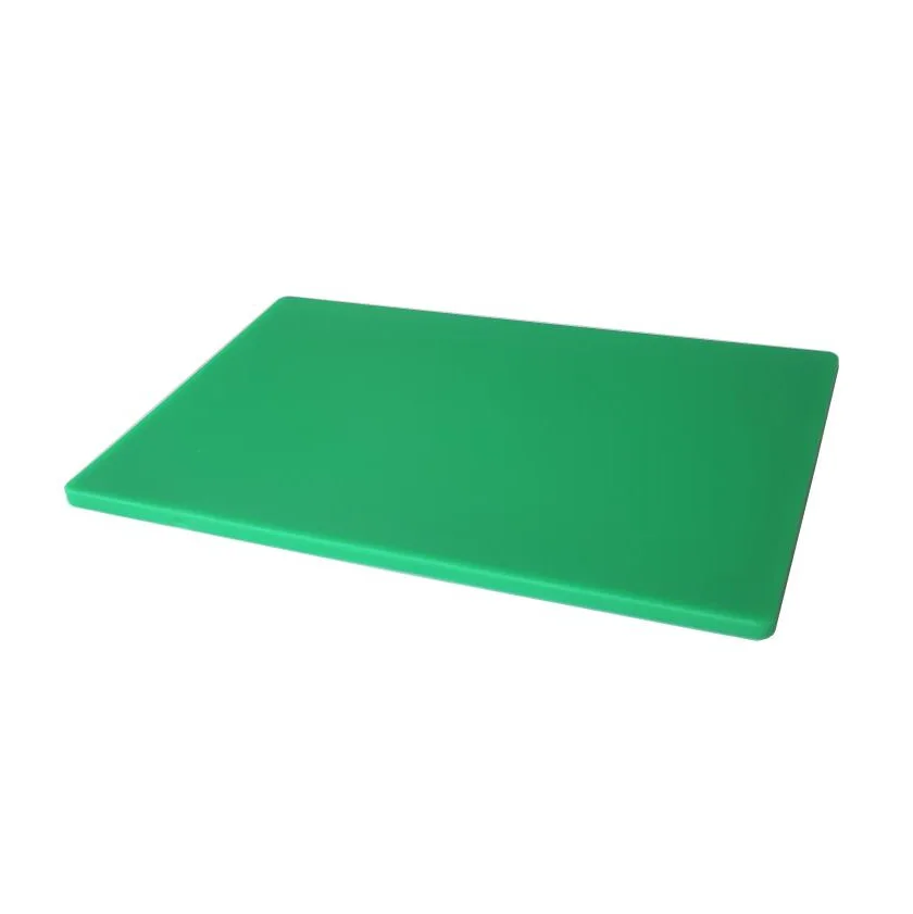 Omcan USA 41204 Rigid Plastic Cutting Board, 15" x 20" x 1/2" Green, USDA/FDA/NSF, Dishwasher Safe