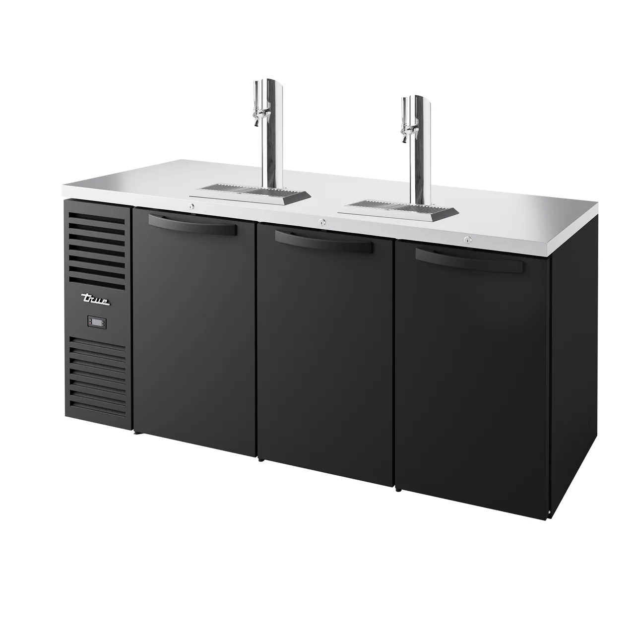 True TDR72-RI 72" Three Section Draft Beer Cooler, LED lighting
