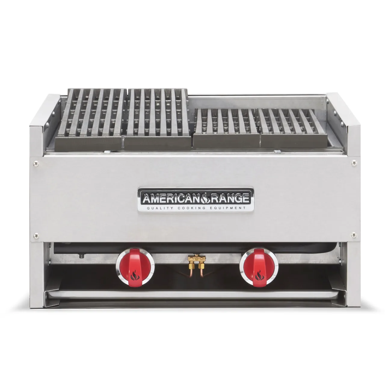 American Range AECB-54 60" Countertop Gas Lava Rock Charbroiler w/ (5) Burners, 175.000 BTU