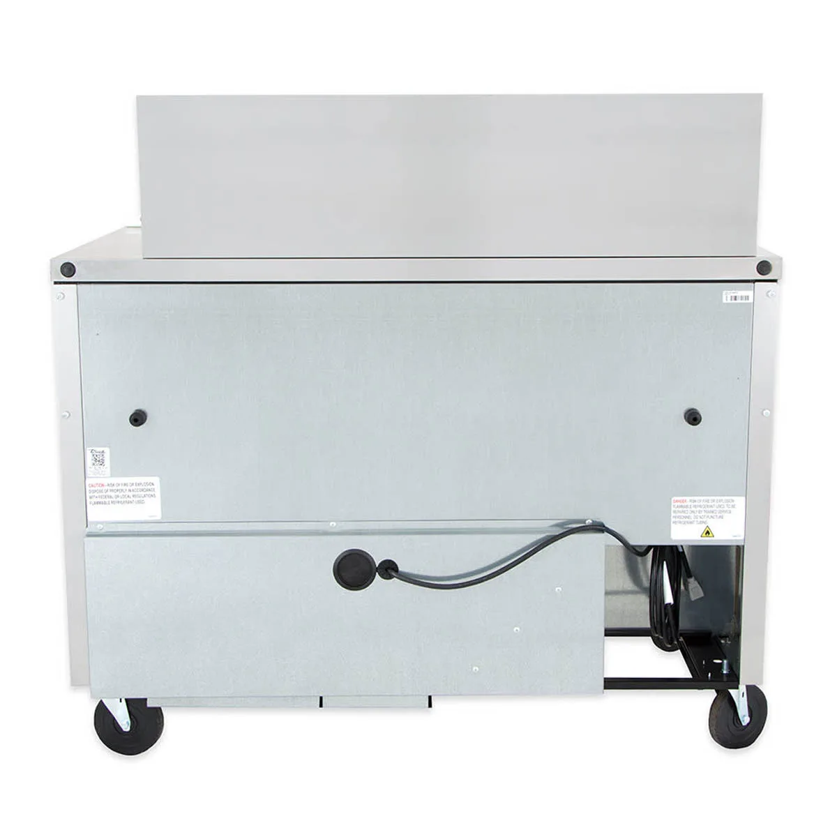 True TSSU-48-18M-B-HC 48" Mega Top Sandwich/Salad Prep Table w/ 2 Doors 18 Pans