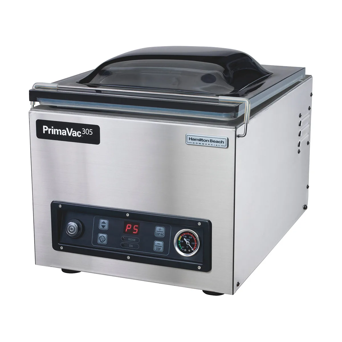 Hamilton Beach HVC305-CE PrimaVac Countertop Chamber Vacuum Packaging Machine with 12" Single Seal Bar