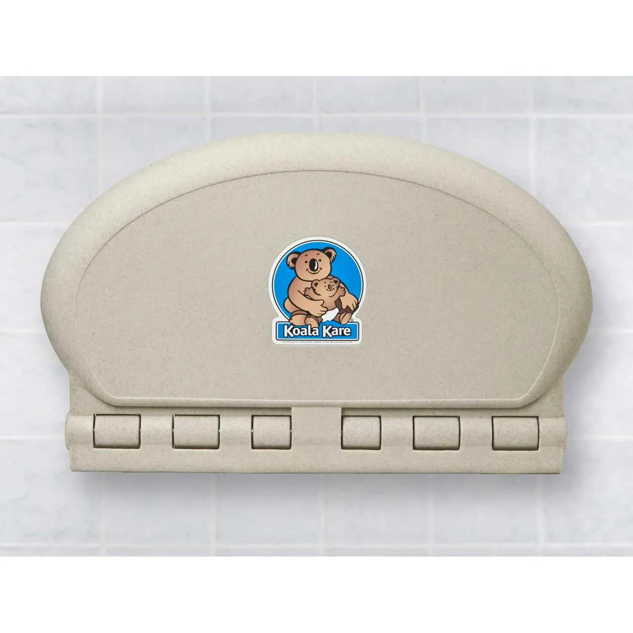 Koala KB208-14 Baby Changing Station, 34" W X 21" H X 4" D (21" D Open), Oval