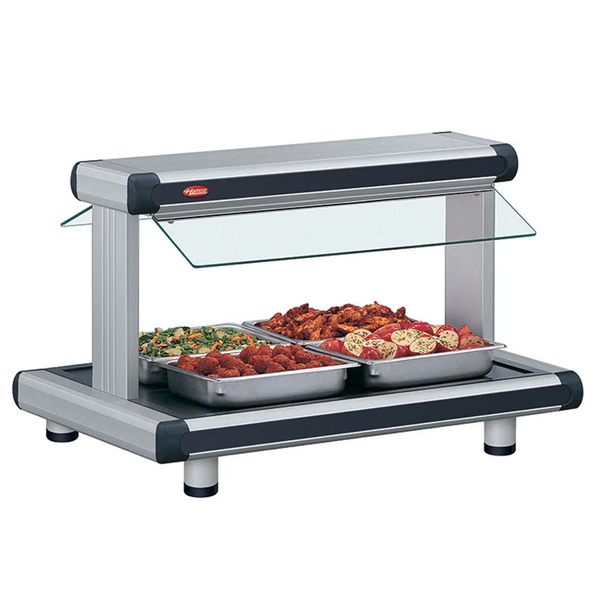 Hatco GR2BW-24 - Buffet Warmer, 24", sneeze guards, 12" x 20" pan capacity