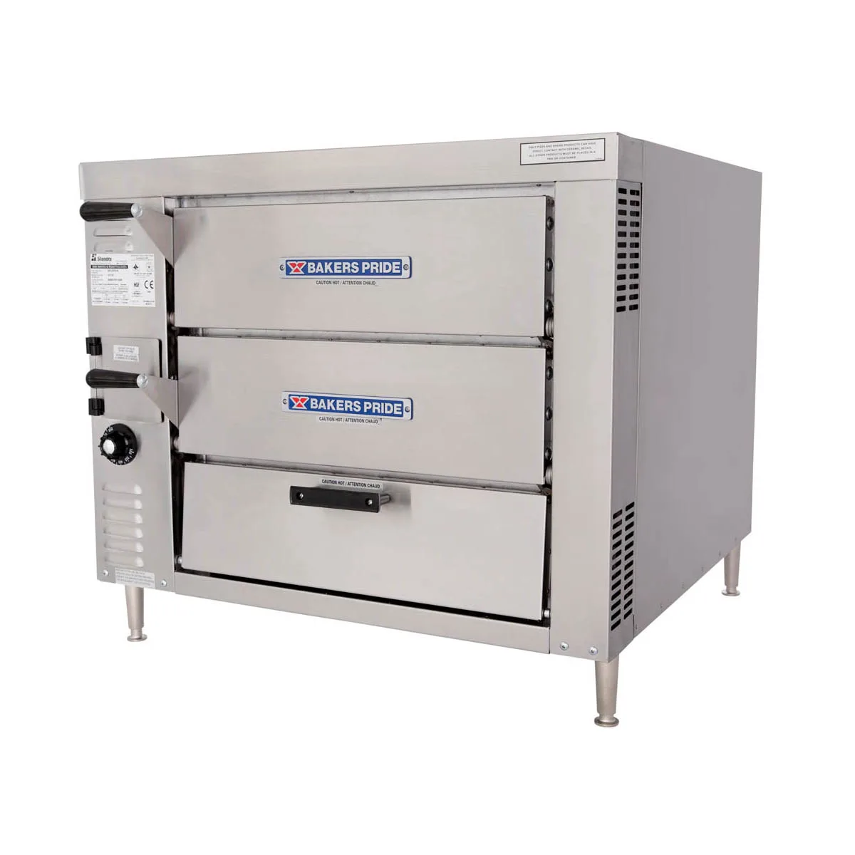 Bakers Pride GP51 32" Double Deck Gas Countertop Pizza Oven w/ 40,000 BTU, Stackable