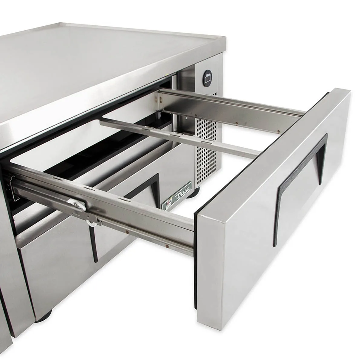 True TRCB-72-HC 72" 4 Drawers Refrigerated Chef Base,  (8) 12" x 20" Pan Capacity