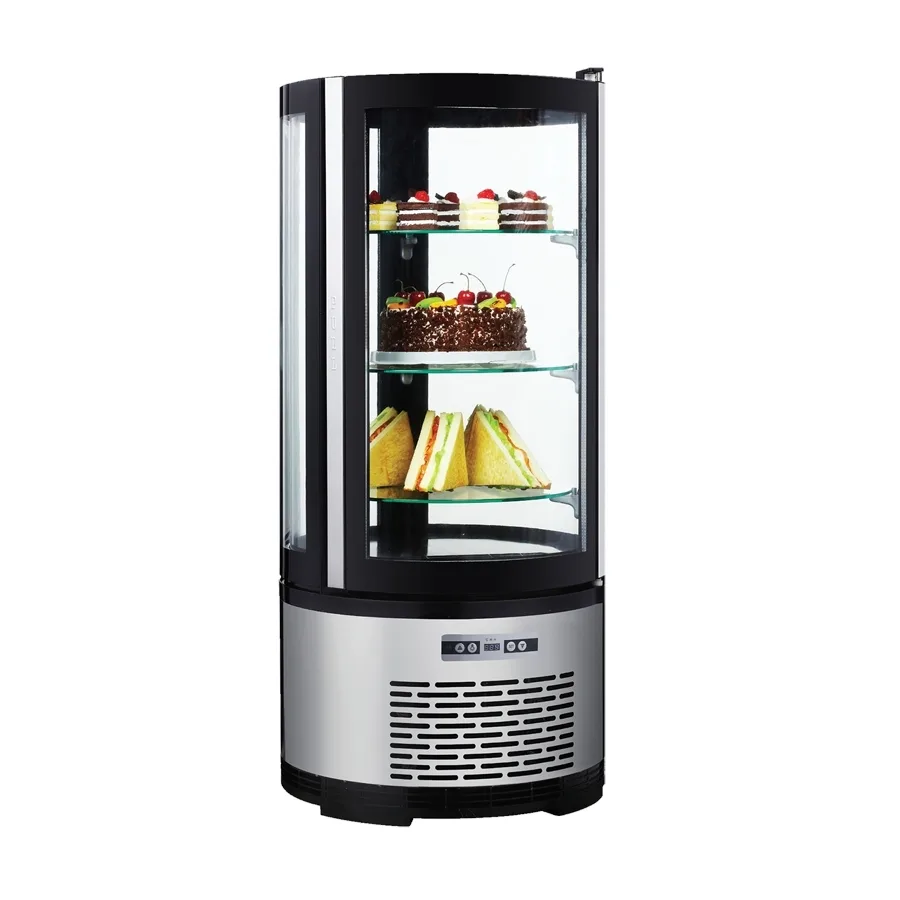 Omcan USA 41466 19" Countertop Glass Refrigerated Bakery Display Case