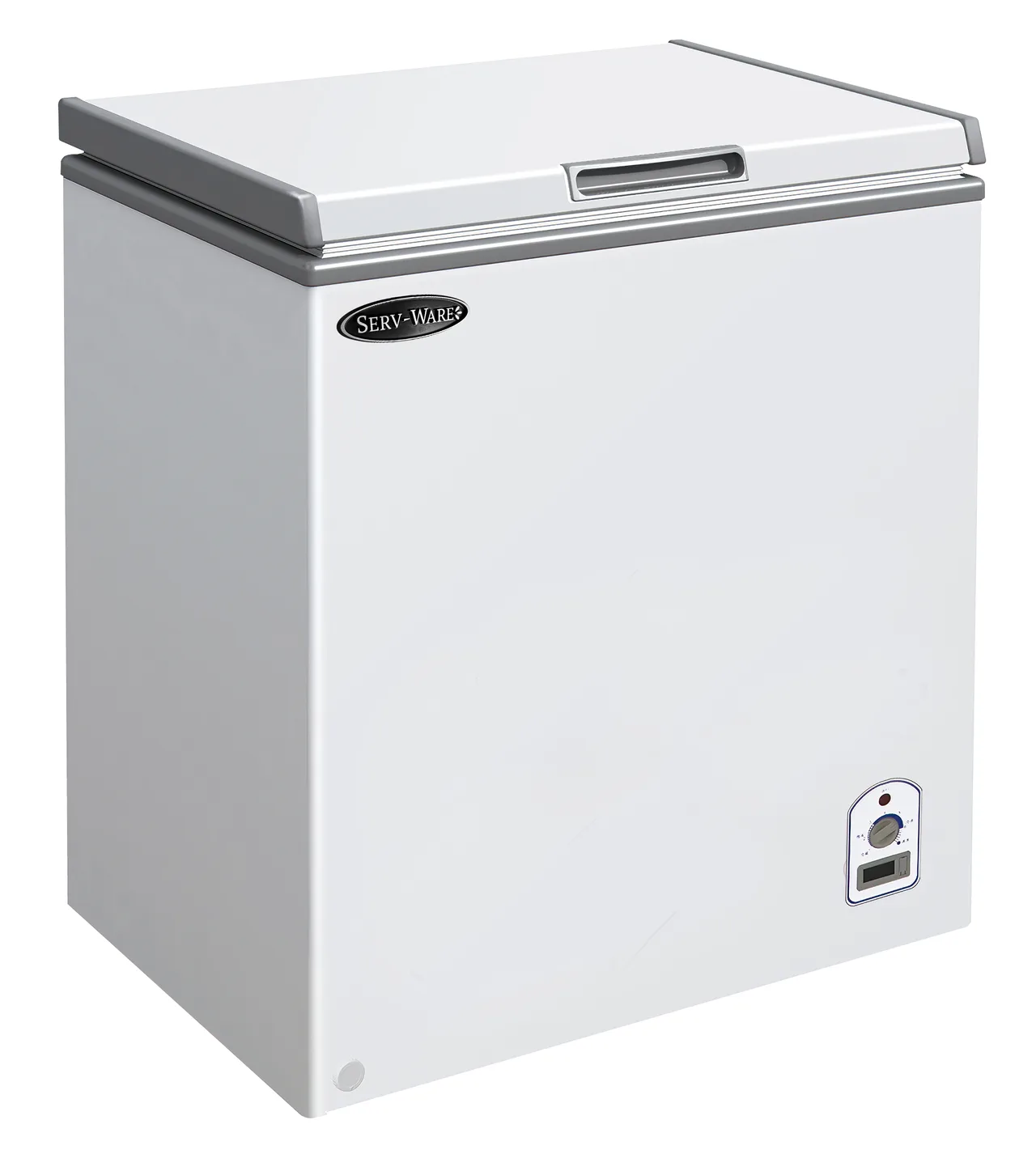 Serv-Ware SWCF-7 Chest Freezer – 7.1 Cu Ft Capacity, 37-48" Width, SWP Design, Commercial Grade