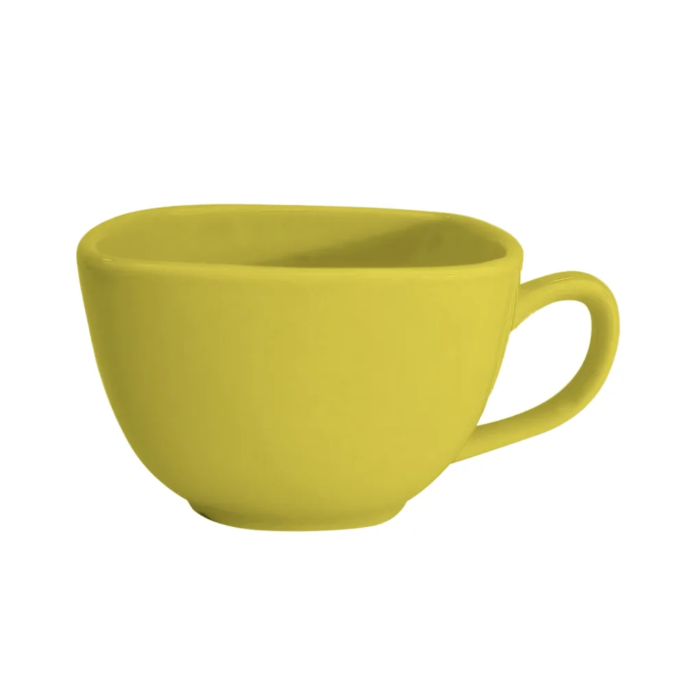 CAC China KC-1-SFL - Coffee Cup 8 oz Stoneware 3"¾ x 3"¾ x 2"½ Dishwasher Safe - 1 Dozen