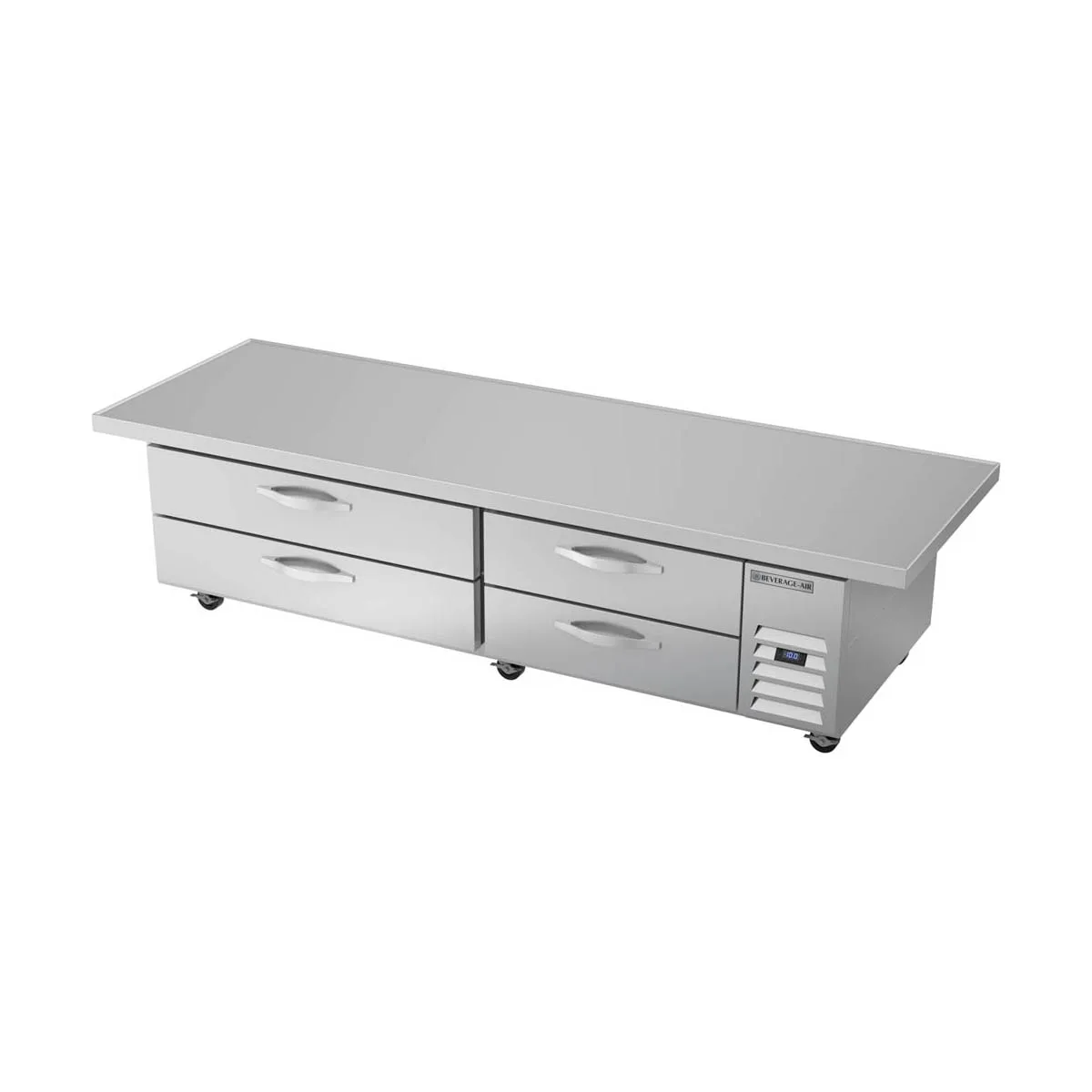 Beverage Air WTFCS84HC-96 96" 4 Drawers Worktop Cook Stand Freezer w/ Marine Edge, 17.5 cu. ft.