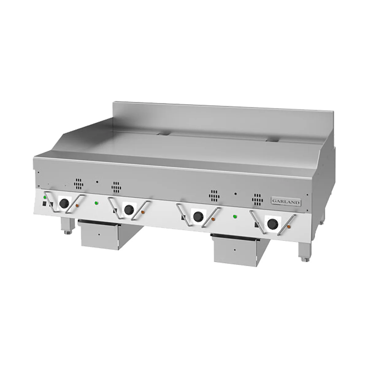 Garland US Range CG-48R 48" Countertop Thermostatic Gas Griddle, Rear Drain, 120.000 BTU