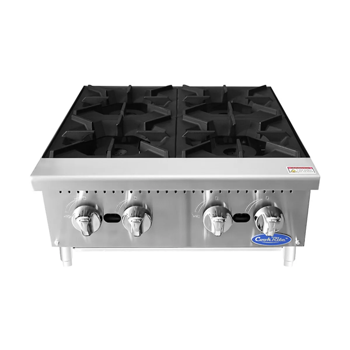 Atosa USA ACHP-4 24" Countertop Gas Hotplate w/ (4) Burners, Manual Controls, 128.000 BTU