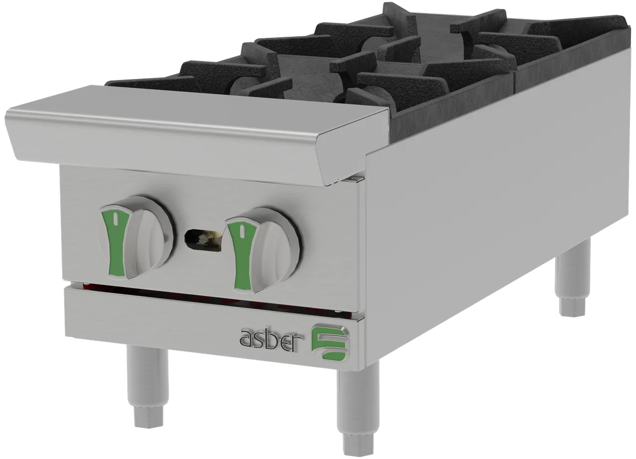 Asber AEHP 2 12 EM Gas Countertop Hotplate