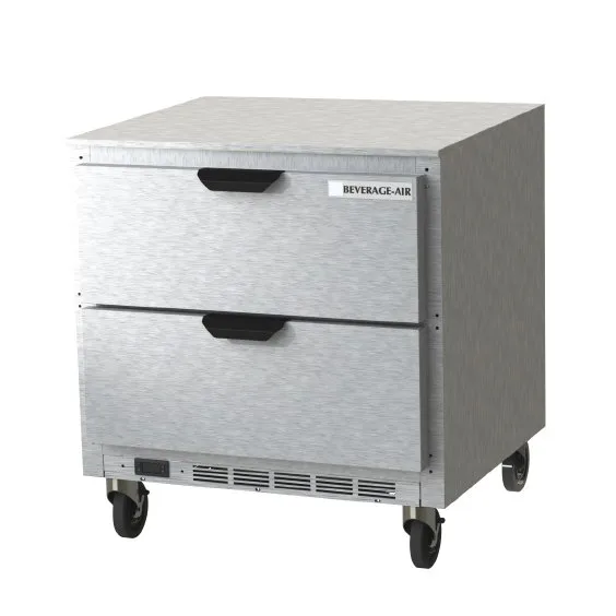 Beverage Air UCFD32AHC-2 32" 1-Section Undercounter Freezer w/ 2 Drawers, 7.2 cu. ft.